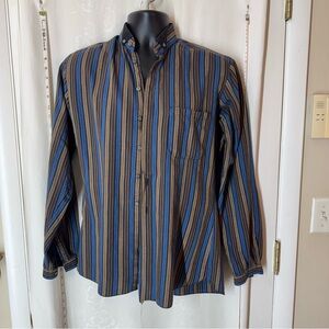 Vintage Men's Collegio Favori Striped Button Down